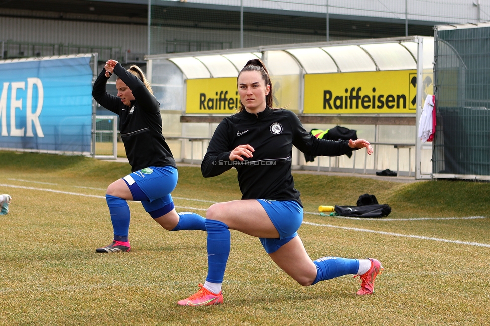 Sturm Graz - Neulengbach
OEFB Frauen Cup, SK Sturm Graz - USV Neulengbach, Trainingszentrum Messendorf Graz, 12.03.2023. 

Foto zeigt Linda Mittermair (Sturm Damen)
