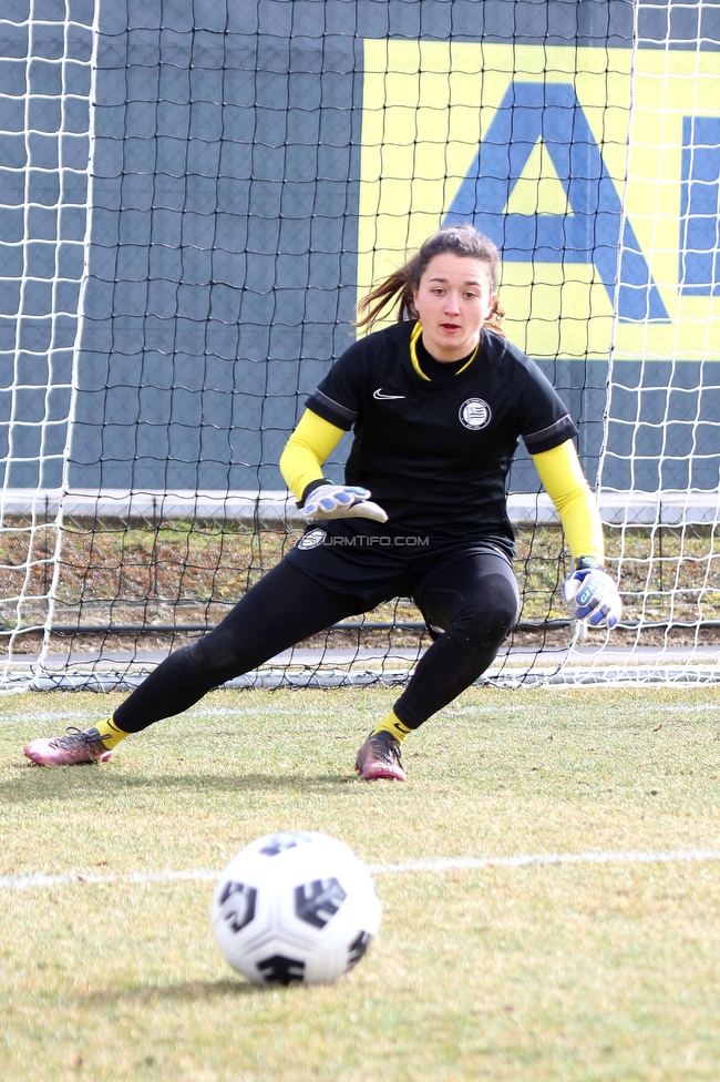 Sturm Graz - Neulengbach
OEFB Frauen Cup, SK Sturm Graz - USV Neulengbach, Trainingszentrum Messendorf Graz, 12.03.2023. 

Foto zeigt Vanessa Gritzner (Sturm Damen)
