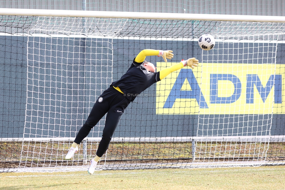 Sturm Graz - Neulengbach
OEFB Frauen Cup, SK Sturm Graz - USV Neulengbach, Trainingszentrum Messendorf Graz, 12.03.2023. 

Foto zeigt Mariella El Sherif (Sturm Damen)
