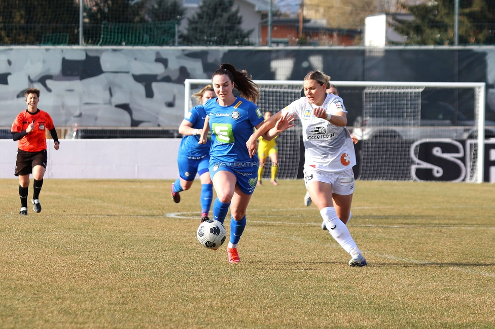 Sturm Graz - Neulengbach
OEFB Frauen Cup, SK Sturm Graz - USV Neulengbach, Trainingszentrum Messendorf Graz, 12.03.2023. 

Foto zeigt Linda Mittermair (Sturm Damen)
