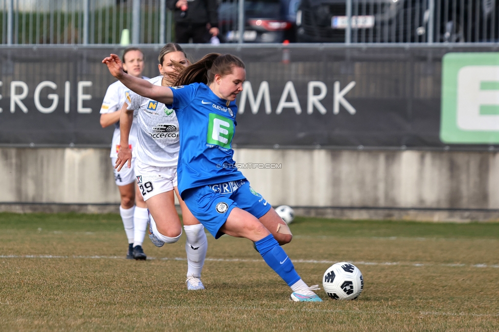 Sturm Graz - Neulengbach
OEFB Frauen Cup, SK Sturm Graz - USV Neulengbach, Trainingszentrum Messendorf Graz, 12.03.2023. 

Foto zeigt Lilli Purtscheller (Sturm Damen)
