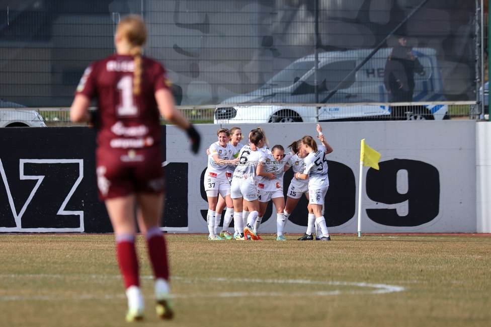 Sturm Graz - Neulengbach
OEFB Frauen Cup, SK Sturm Graz - USV Neulengbach, Trainingszentrum Messendorf Graz, 12.03.2023. 

Foto zeigt das Team von Neulengbach
