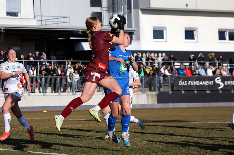 Sturm Graz - Neulengbach
OEFB Frauen Cup, SK Sturm Graz - USV Neulengbach, Trainingszentrum Messendorf Graz, 12.03.2023. 

Foto zeigt Lilli Purtscheller (Sturm Damen)
