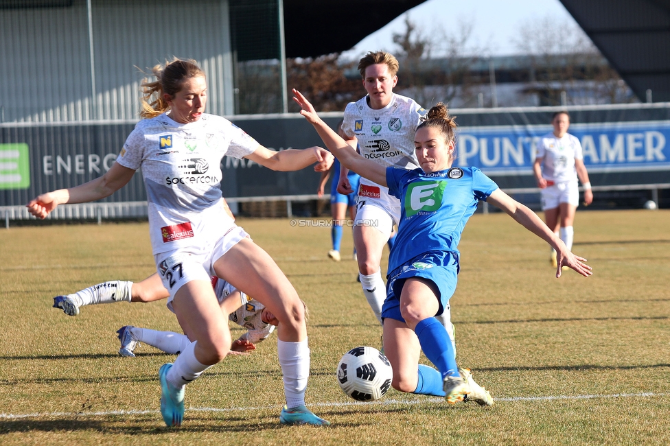 Sturm Graz - Neulengbach
OEFB Frauen Cup, SK Sturm Graz - USV Neulengbach, Trainingszentrum Messendorf Graz, 12.03.2023. 

Foto zeigt Michela Croatto (Sturm Damen)
