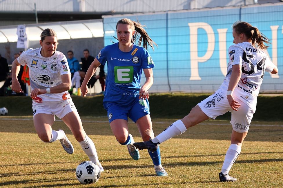 Sturm Graz - Neulengbach
OEFB Frauen Cup, SK Sturm Graz - USV Neulengbach, Trainingszentrum Messendorf Graz, 12.03.2023. 

Foto zeigt Lilli Purtscheller (Sturm Damen)
