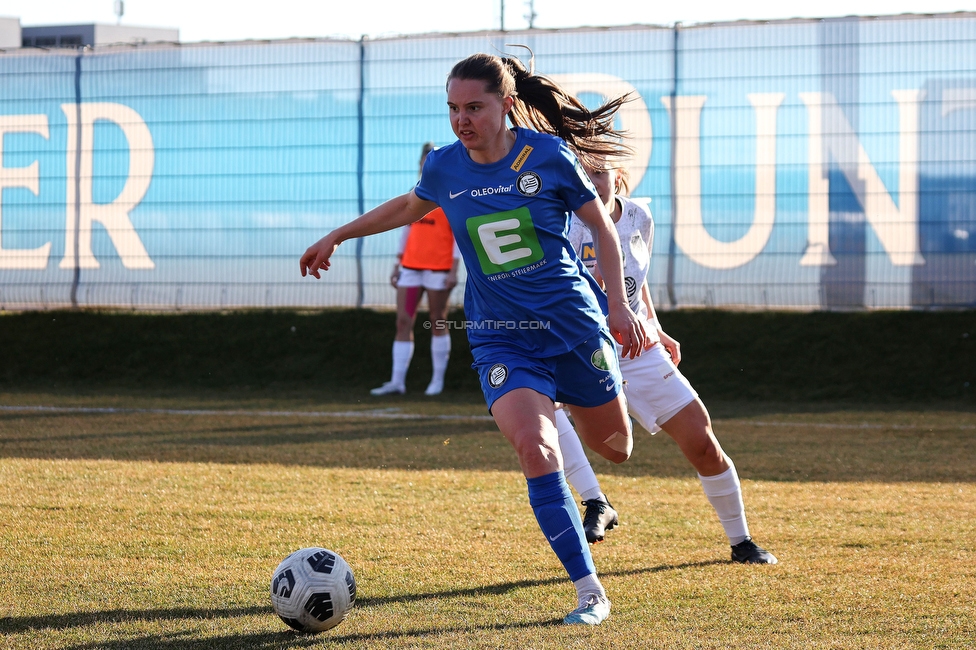 Sturm Graz - Neulengbach
OEFB Frauen Cup, SK Sturm Graz - USV Neulengbach, Trainingszentrum Messendorf Graz, 12.03.2023. 

Foto zeigt Lilli Purtscheller (Sturm Damen)
