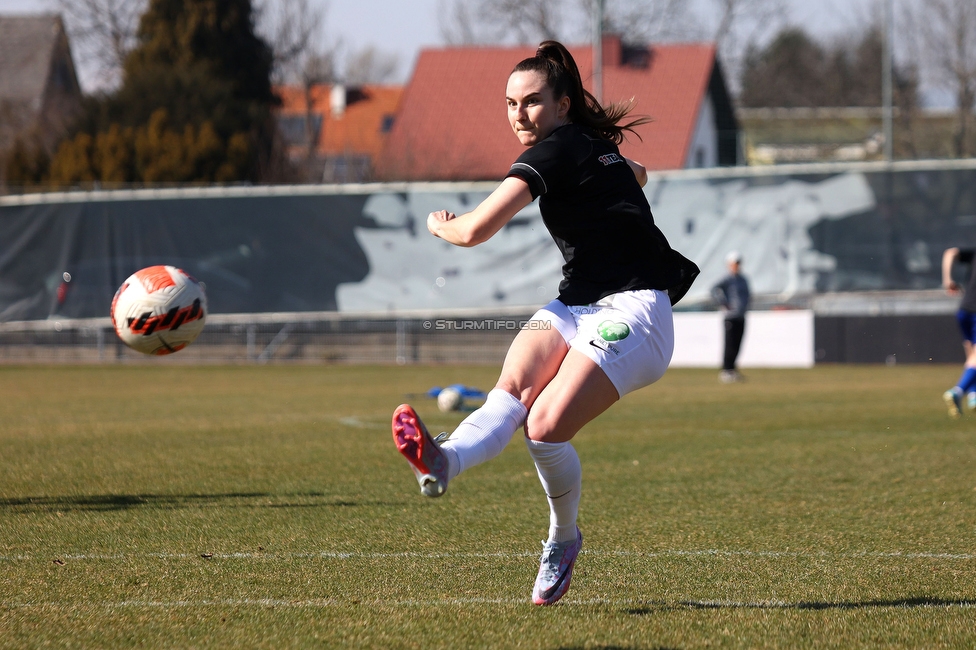 Sturm Damen - Kleinmuenchen BW Linz
OEFB Frauen Bundesliga, 10. Runde, SK Sturm Graz Damen - SPG UNION Kleinmuenchen Blau-Weiss Linz, Trainingszentrum Messendorf, 18.03.2023. 

Foto zeigt Linda Mittermair (Sturm Damen)
