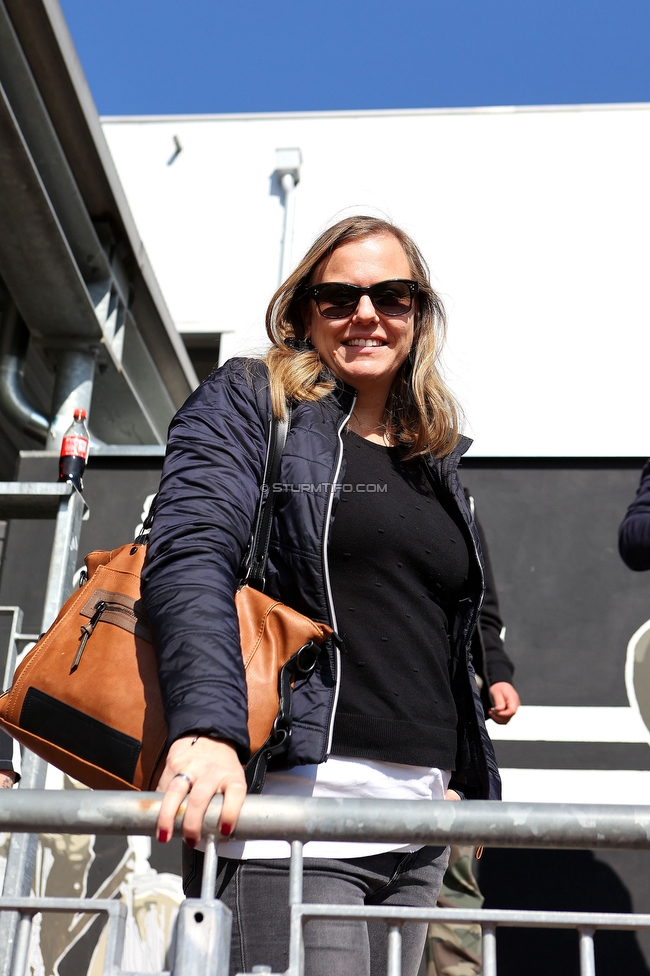 Sturm Damen - Kleinmuenchen BW Linz
OEFB Frauen Bundesliga, 10. Runde, SK Sturm Graz Damen - SPG UNION Kleinmuenchen Blau-Weiss Linz, Trainingszentrum Messendorf, 18.03.2023. 

Foto zeigt Susanne Gorny (Vorstand Sturm)
