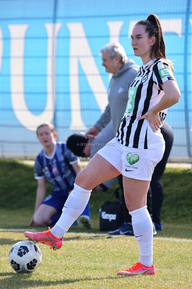 Sturm Damen - Kleinmuenchen BW Linz
OEFB Frauen Bundesliga, 10. Runde, SK Sturm Graz Damen - SPG UNION Kleinmuenchen Blau-Weiss Linz, Trainingszentrum Messendorf, 18.03.2023. 

Foto zeigt Linda Mittermair (Sturm Damen)
