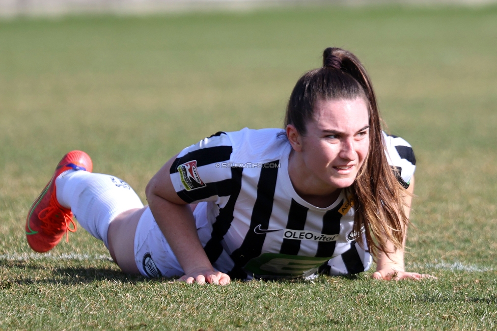 Sturm Damen - Kleinmuenchen BW Linz
OEFB Frauen Bundesliga, 10. Runde, SK Sturm Graz Damen - SPG UNION Kleinmuenchen Blau-Weiss Linz, Trainingszentrum Messendorf, 18.03.2023. 

Foto zeigt Linda Mittermair (Sturm Damen)
