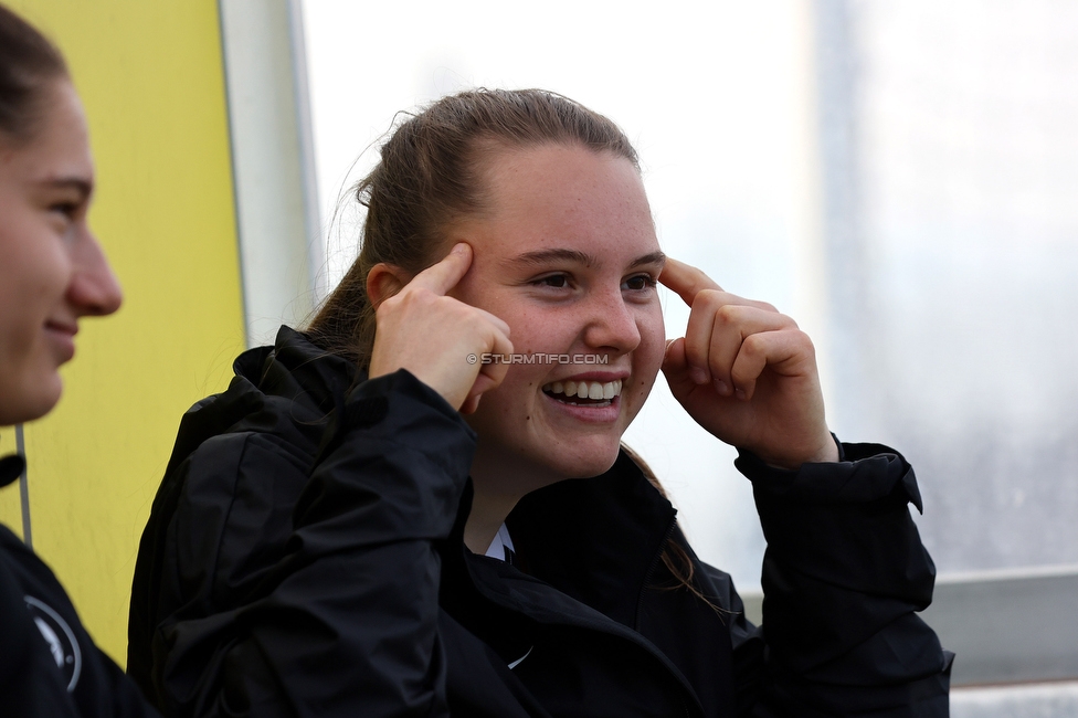 Sturm Damen - Kleinmuenchen BW Linz
OEFB Frauen Bundesliga, 10. Runde, SK Sturm Graz Damen - SPG UNION Kleinmuenchen Blau-Weiss Linz, Trainingszentrum Messendorf, 18.03.2023. 

Foto zeigt Lilli Purtscheller (Sturm Damen)
