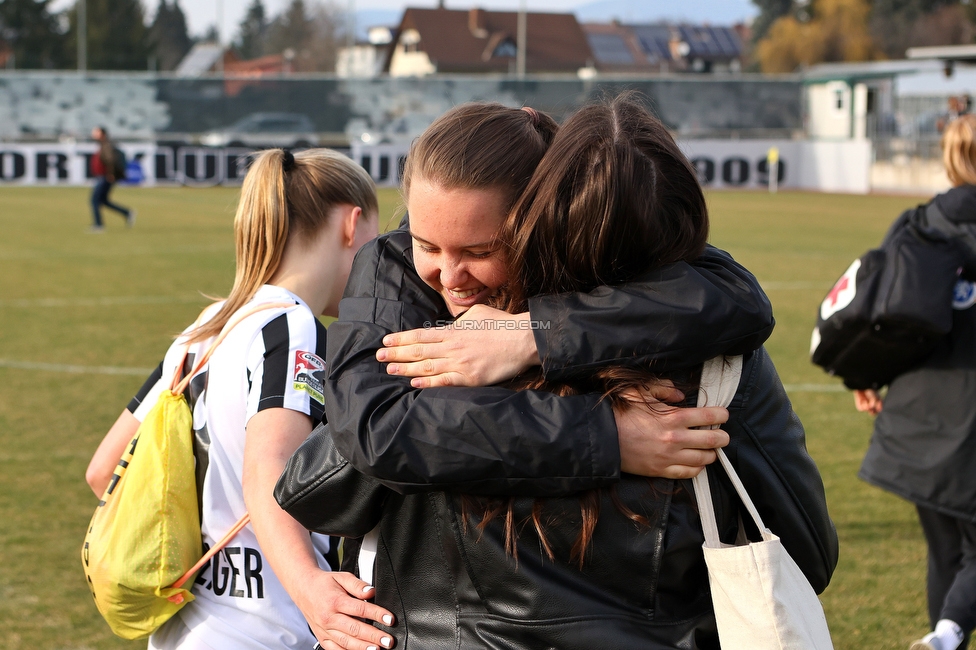 Sturm Damen - Kleinmuenchen BW Linz
OEFB Frauen Bundesliga, 10. Runde, SK Sturm Graz Damen - SPG UNION Kleinmuenchen Blau-Weiss Linz, Trainingszentrum Messendorf, 18.03.2023. 

Foto zeigt Lilli Purtscheller (Sturm Damen)
