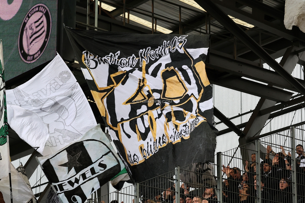 Tirol - Sturm Graz
Oesterreichische Fussball Bundesliga, 22. Runde, WSG Tirol - SK Sturm Graz, Tivoli Stadion Innsbruck, 19.03.2023. 

Foto zeigt Fans von Sturm
