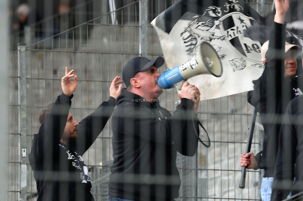 Tirol - Sturm Graz
Oesterreichische Fussball Bundesliga, 22. Runde, WSG Tirol - SK Sturm Graz, Tivoli Stadion Innsbruck, 19.03.2023. 

Foto zeigt Fans von Sturm
