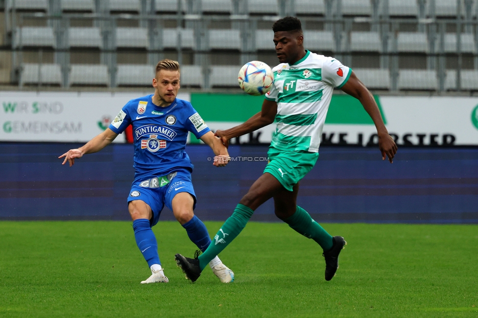 Tirol - Sturm Graz
Oesterreichische Fussball Bundesliga, 22. Runde, WSG Tirol - SK Sturm Graz, Tivoli Stadion Innsbruck, 19.03.2023. 

Foto zeigt Tomi Horvat (Sturm)
