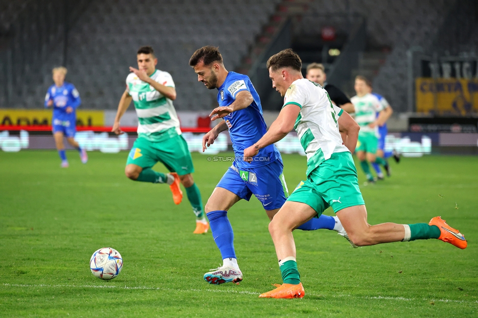 Tirol - Sturm Graz
Oesterreichische Fussball Bundesliga, 22. Runde, WSG Tirol - SK Sturm Graz, Tivoli Stadion Innsbruck, 19.03.2023. 

Foto zeigt Albian Ajeti (Sturm)
Schlüsselwörter: torjubel