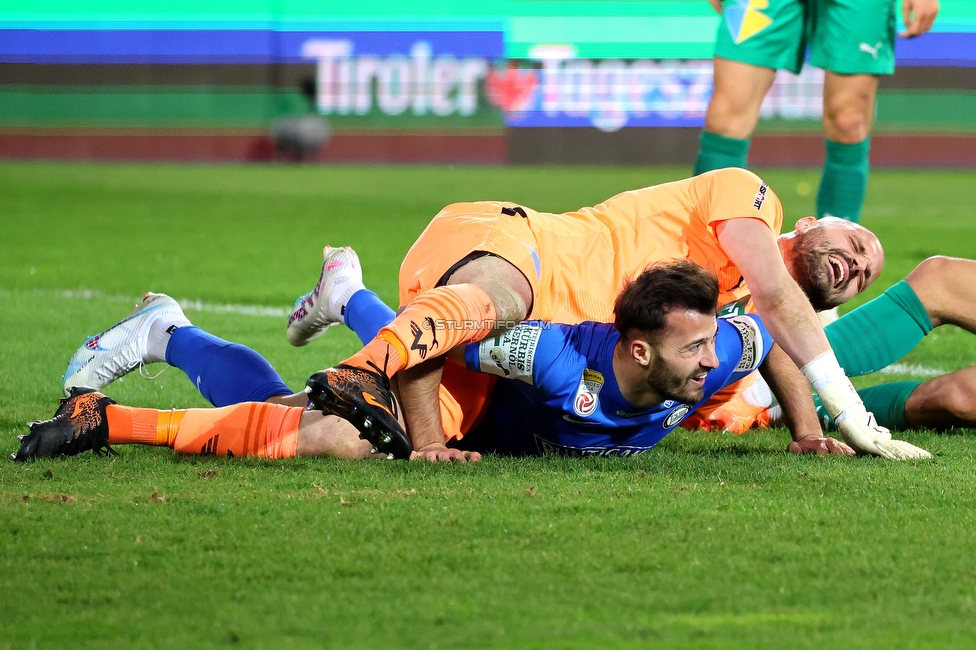 Tirol - Sturm Graz
Oesterreichische Fussball Bundesliga, 22. Runde, WSG Tirol - SK Sturm Graz, Tivoli Stadion Innsbruck, 19.03.2023. 

Foto zeigt Albian Ajeti (Sturm)
Schlüsselwörter: torjubel