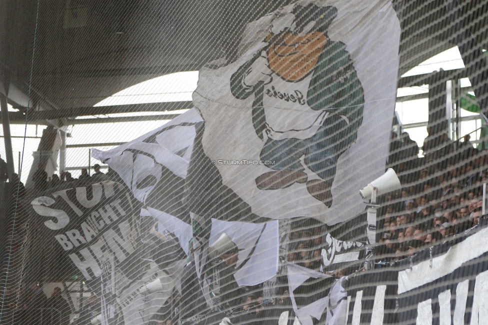 Sturm Graz - Rapid Wien
Oesterreichische Fussball Bundesliga, 23. Runde, SK Sturm Graz - SK Rapid Wien, Stadion Liebenau Graz, 02.04.2023. 

Foto zeigt Fans von Sturm
Schlüsselwörter: jewels