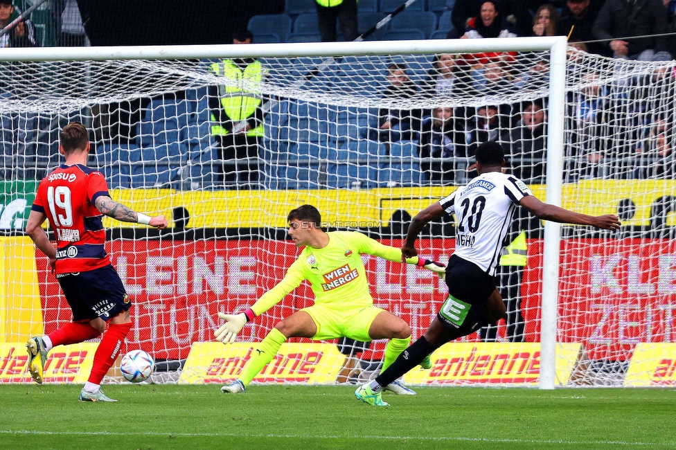 Sturm Graz - Rapid
Oesterreichische Fussball Bundesliga, 23. Runde, SK Sturm Graz - SK Rapid Wien, Stadion Liebenau Graz, 02.04.2023. 

Foto zeigt Emanuel Emegha (Sturm)
Schlüsselwörter: tor