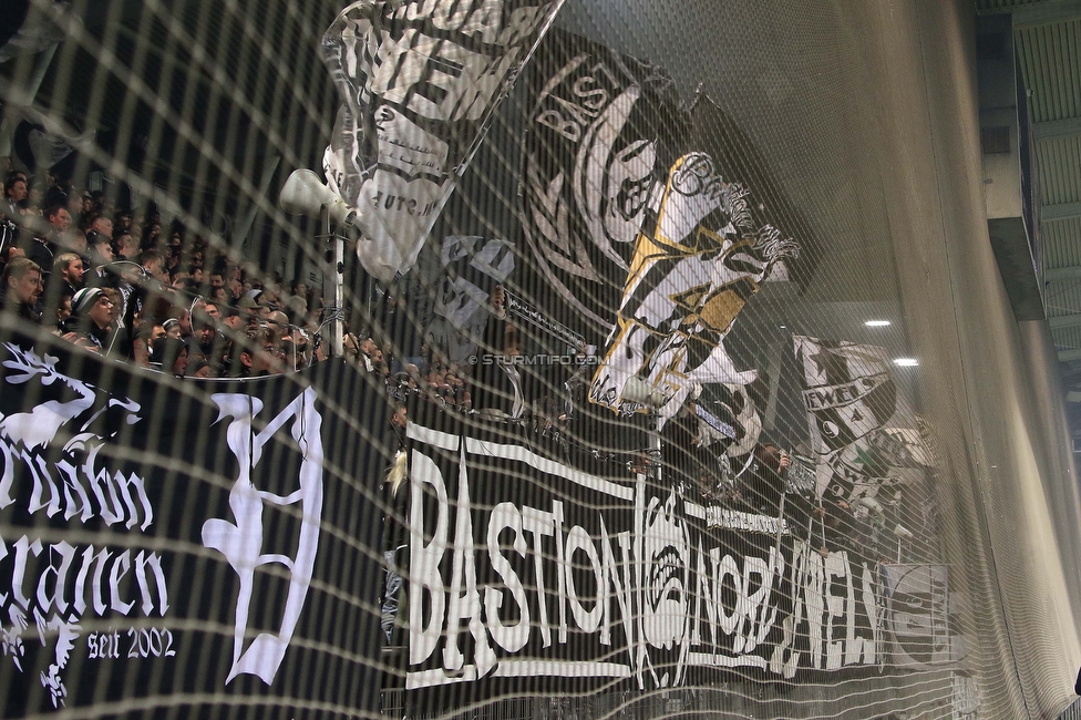 Sturm Graz - LASK
OEFB Cup, Halbfinale, SK Sturm Graz - LASK, Stadion Liebenau Graz, 06.04.2023. 

Foto zeigt Fans von Sturm
