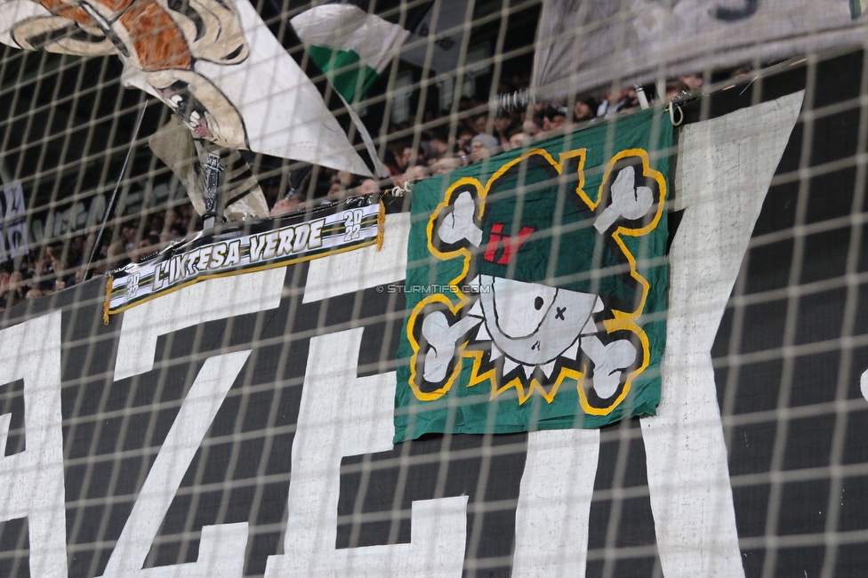 Sturm Graz - LASK
OEFB Cup, Halblfinale, SK Sturm Graz - LASK, Stadion Liebenau Graz, 06.04.2023. 

Foto zeigt Fans von Sturm
Schlüsselwörter: sturmflut