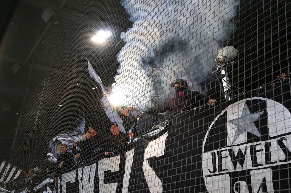 Sturm Graz - LASK
OEFB Cup, Halblfinale, SK Sturm Graz - LASK, Stadion Liebenau Graz, 06.04.2023. 

Foto zeigt Fans von Sturm
