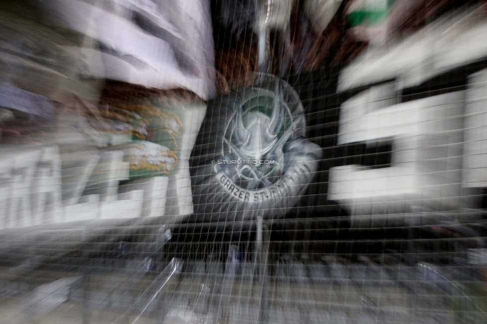 Sturm Graz - LASK
OEFB Cup, Halblfinale, SK Sturm Graz - LASK, Stadion Liebenau Graz, 06.04.2023. 

Foto zeigt Fans von Sturm
Schlüsselwörter: sturmflut