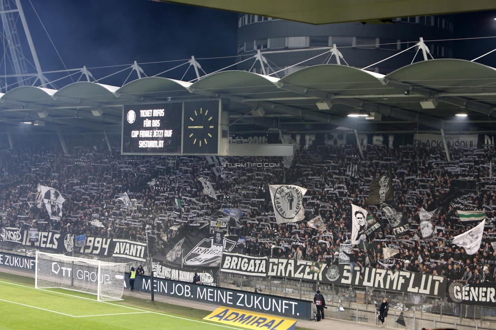 Sturm Graz - LASK
OEFB Cup, Halbfinale, SK Sturm Graz - LASK, Stadion Liebenau Graz, 06.04.2023. 

Foto zeigt Fans von Sturm
Schlüsselwörter: schals