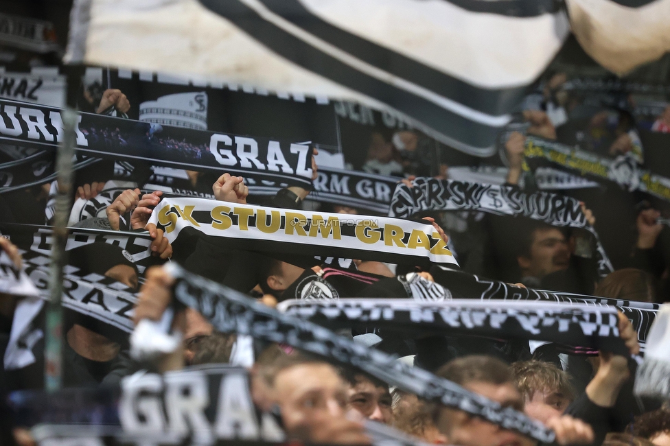 Sturm Graz - LASK
OEFB Cup, Halbfinale, SK Sturm Graz - LASK, Stadion Liebenau Graz, 06.04.2023. 

Foto zeigt Fans von Sturm
Schlüsselwörter: schals