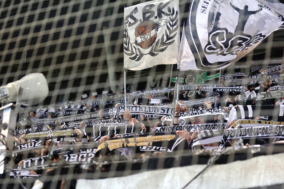 Sturm Graz - LASK
OEFB Cup, Halbfinale, SK Sturm Graz - LASK, Stadion Liebenau Graz, 06.04.2023. 

Foto zeigt Fans von Sturm
Schlüsselwörter: schals
