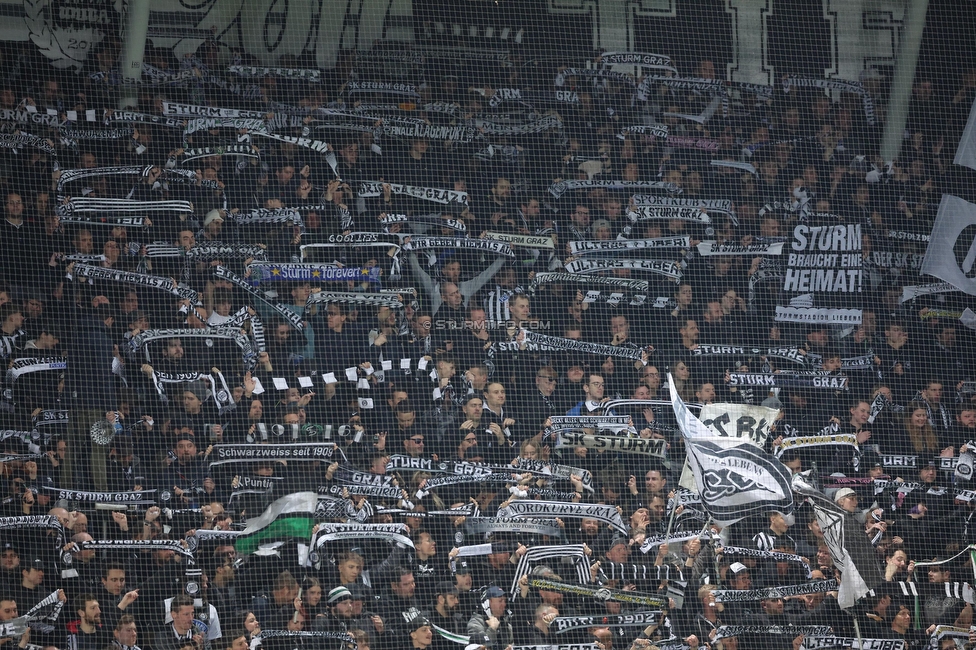 Sturm Graz - LASK
OEFB Cup, Halblfinale, SK Sturm Graz - LASK, Stadion Liebenau Graz, 06.04.2023. 

Foto zeigt Fans von Sturm
