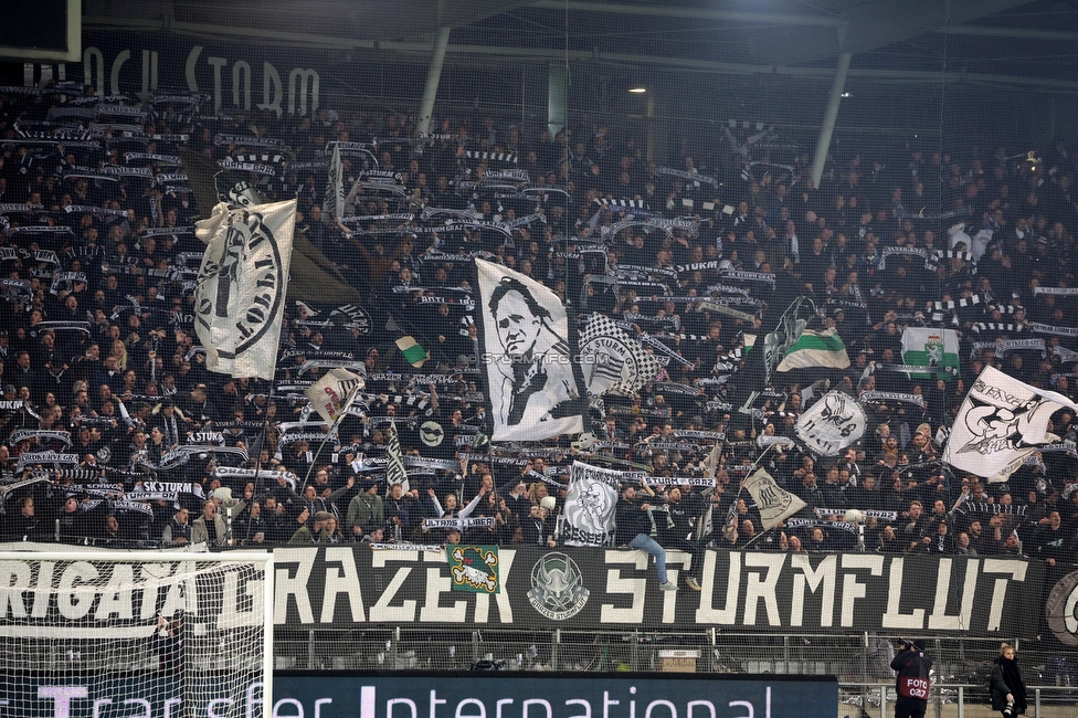 Sturm Graz - LASK
OEFB Cup, Halblfinale, SK Sturm Graz - LASK, Stadion Liebenau Graz, 06.04.2023. 

Foto zeigt Fans von Sturm
