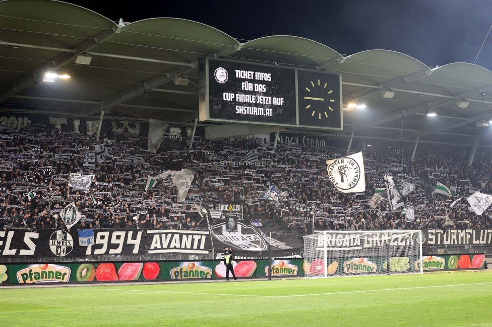 Sturm Graz - LASK
OEFB Cup, Halblfinale, SK Sturm Graz - LASK, Stadion Liebenau Graz, 06.04.2023. 

Foto zeigt Fans von Sturm
