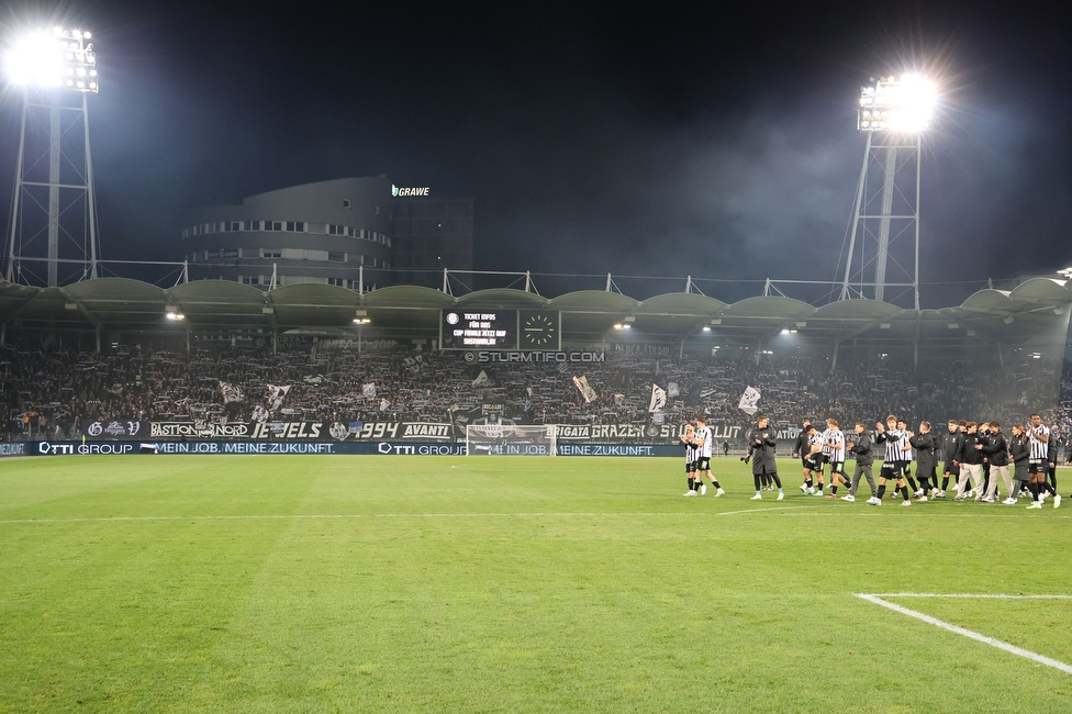 Sturm Graz - LASK
OEFB Cup, Halblfinale, SK Sturm Graz - LASK, Stadion Liebenau Graz, 06.04.2023. 

Foto zeigt Fans von Sturm
