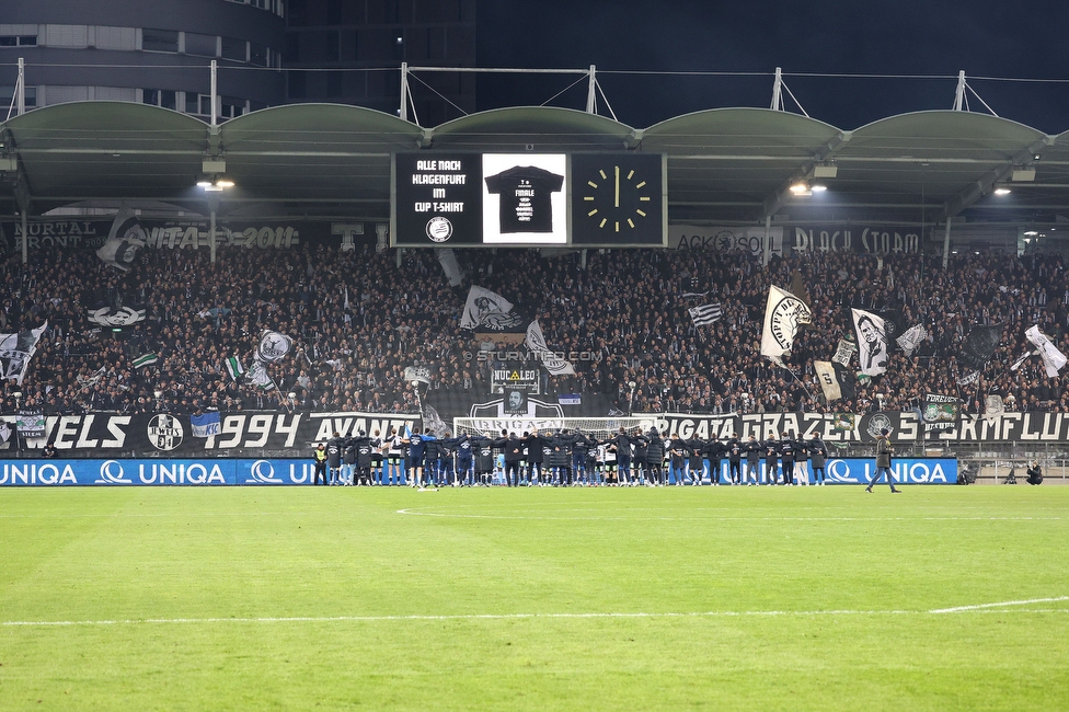 Sturm Graz - LASK
OEFB Cup, Halblfinale, SK Sturm Graz - LASK, Stadion Liebenau Graz, 06.04.2023. 

Foto zeigt Fans von Sturm
