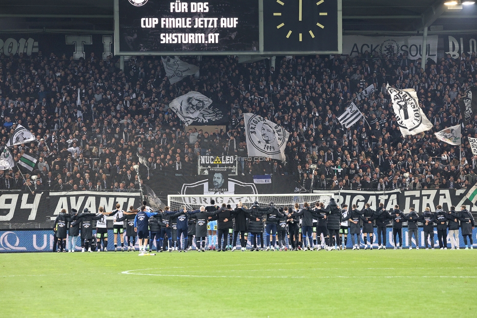 Sturm Graz - LASK
OEFB Cup, Halblfinale, SK Sturm Graz - LASK, Stadion Liebenau Graz, 06.04.2023. 

Foto zeigt Fans von Sturm
