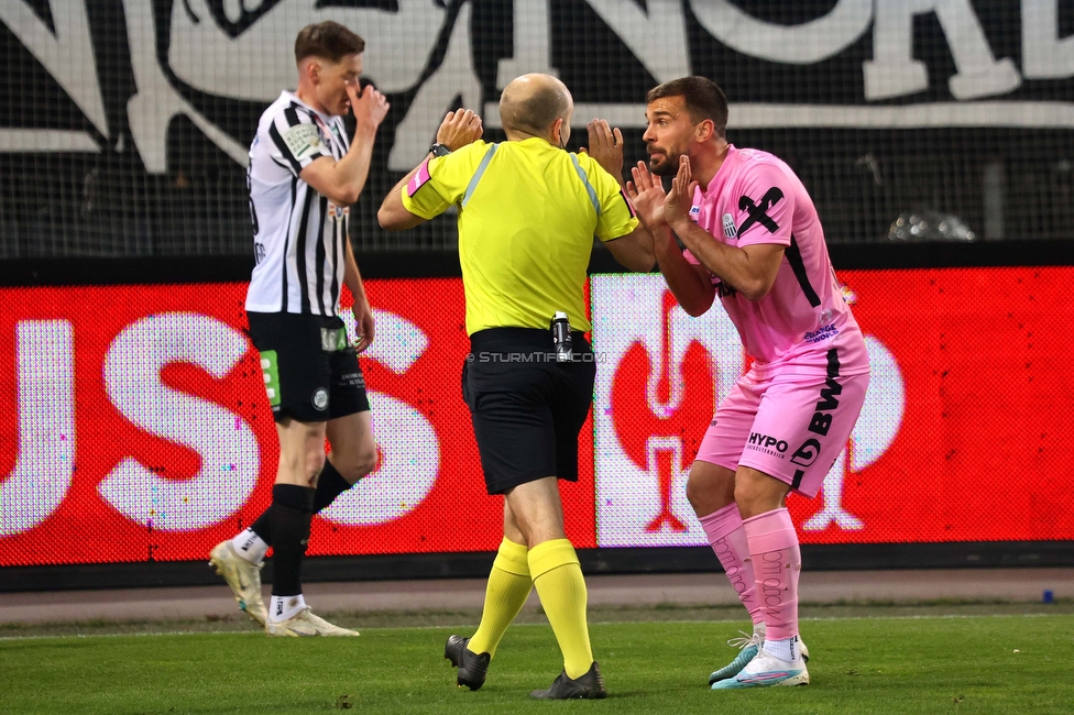 Sturm Graz - LASK
OEFB Cup, Halbfinale, SK Sturm Graz - LASK, Stadion Liebenau Graz, 06.04.2023. 

Foto zeigt David Schnegg (Sturm)
