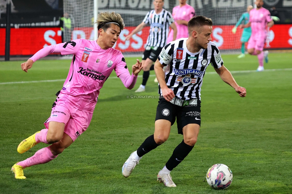 Sturm Graz - LASK
OEFB Cup, Halbfinale, SK Sturm Graz - LASK, Stadion Liebenau Graz, 06.04.2023. 

Foto zeigt Tomi Horvat (Sturm)
