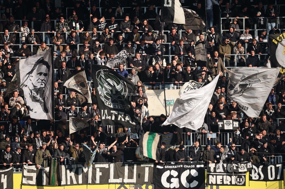 LASK - Sturm Graz
Oesterreichische Fussball Bundesliga, 24. Runde, LASK - SK Sturm Graz, Linzer Stadion Linz, 09.04.2023. 

Foto zeigt Fans von Sturm
Schlüsselwörter: sturmflut