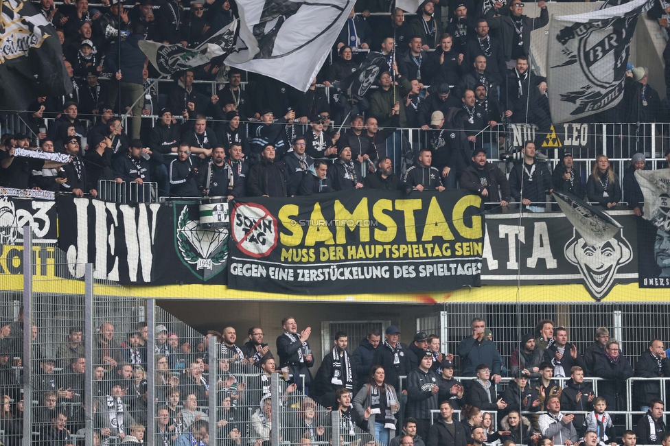 LASK - Sturm Graz
Oesterreichische Fussball Bundesliga, 24. Runde, LASK - SK Sturm Graz, Linzer Stadion Linz, 09.04.2023. 

Foto zeigt Fans von Sturm
Schlüsselwörter: schals