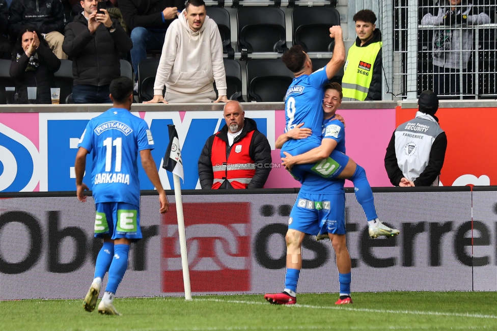 LASK - Sturm Graz
Oesterreichische Fussball Bundesliga, 24. Runde, LASK - SK Sturm Graz, Linzer Stadion Linz, 09.04.2023. 

Foto zeigt Alexander Prass (Sturm)
