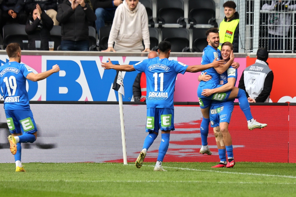 LASK - Sturm Graz
Oesterreichische Fussball Bundesliga, 24. Runde, LASK - SK Sturm Graz, Linzer Stadion Linz, 09.04.2023. 

Foto zeigt Alexander Prass (Sturm)
