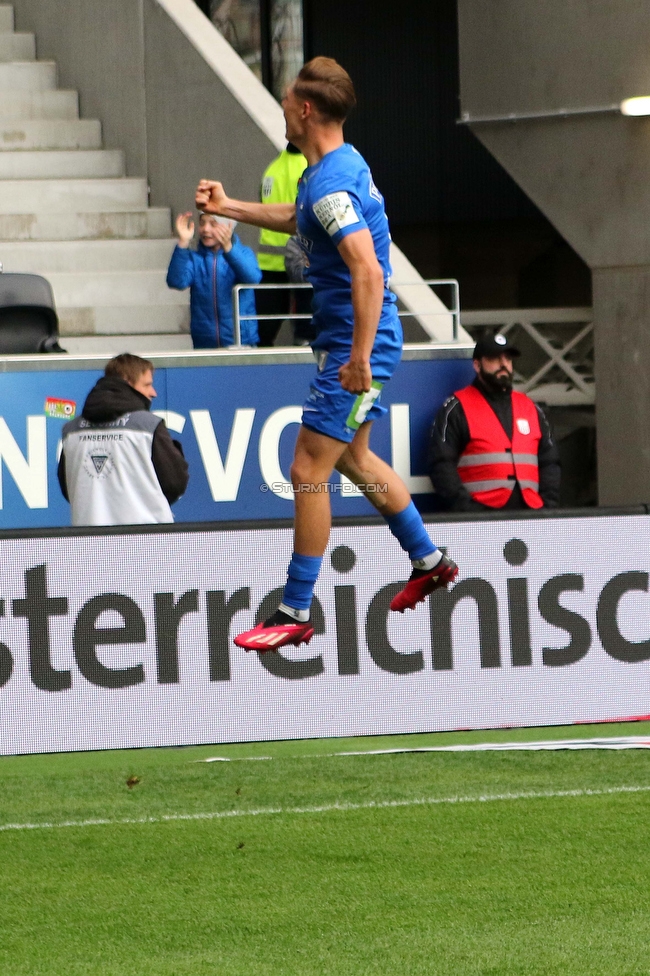 LASK - Sturm Graz
Oesterreichische Fussball Bundesliga, 24. Runde, LASK - SK Sturm Graz, Linzer Stadion Linz, 09.04.2023. 

Foto zeigt Alexander Prass (Sturm)
Schlüsselwörter: torjubel