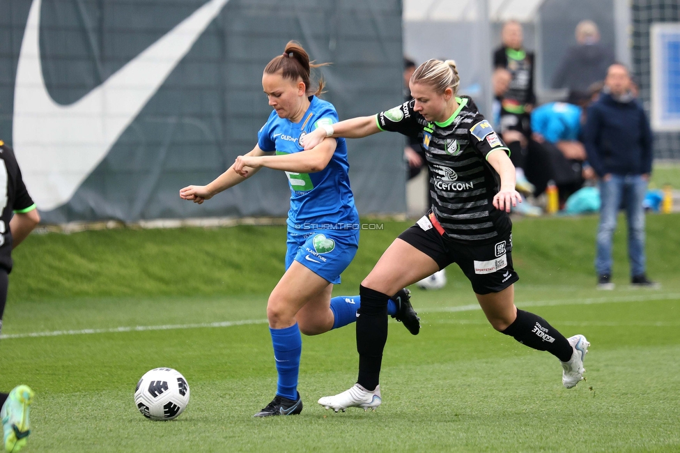 Sturm Damen - Neulengbach
OEFB Frauen Bundesliga, 12. Runde, SK Sturm Graz Damen - USV Neulengbach, Trainingszentrum Messendorf, 15.04.2023. 

Foto zeigt Julia Keutz (Sturm Damen)
