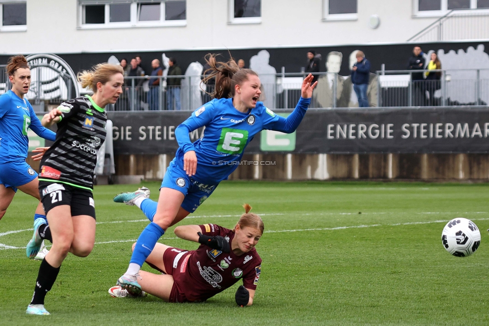 Sturm Damen - Neulengbach
OEFB Frauen Bundesliga, 12. Runde, SK Sturm Graz Damen - USV Neulengbach, Trainingszentrum Messendorf, 15.04.2023. 

Foto zeigt Lilli Purtscheller (Sturm Damen)
