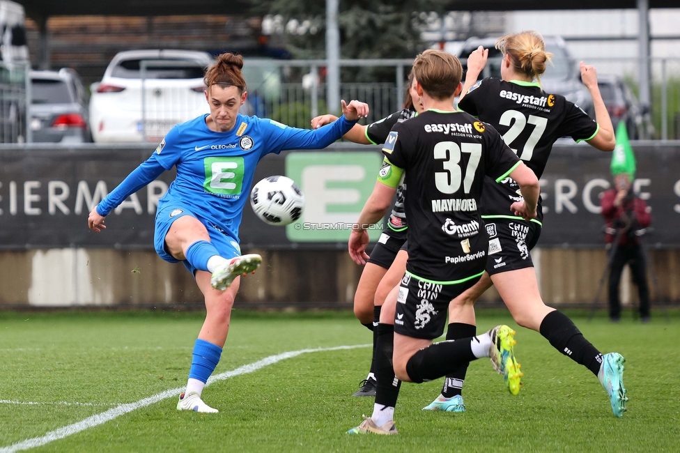 Sturm Damen - Neulengbach
OEFB Frauen Bundesliga, 12. Runde, SK Sturm Graz Damen - USV Neulengbach, Trainingszentrum Messendorf, 15.04.2023. 

Foto zeigt Laura Krumboeck (Sturm Damen)
