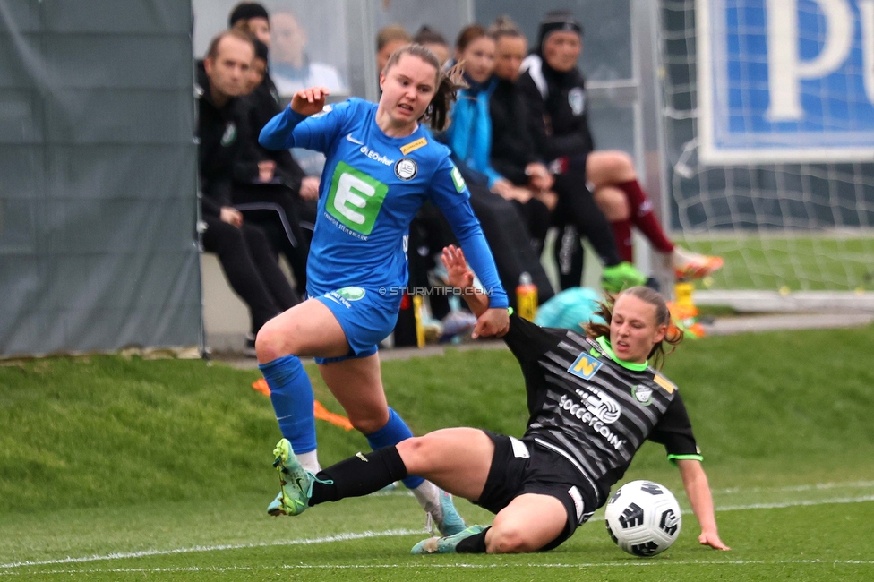 Sturm Damen - Neulengbach
OEFB Frauen Bundesliga, 12. Runde, SK Sturm Graz Damen - USV Neulengbach, Trainingszentrum Messendorf, 15.04.2023. 

Foto zeigt Lilli Purtscheller (Sturm Damen)
