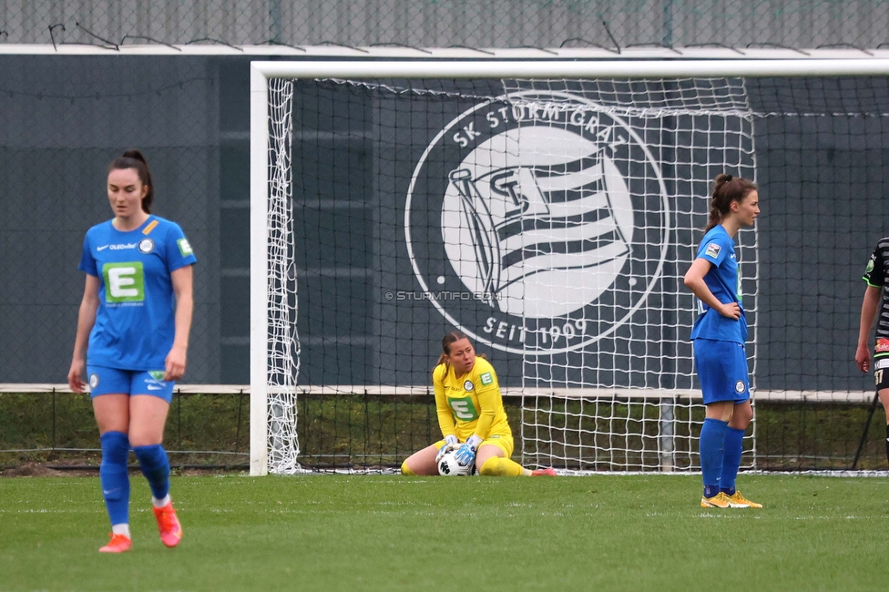 Sturm Damen - Neulengbach
OEFB Frauen Bundesliga, 12. Runde, SK Sturm Graz Damen - USV Neulengbach, Trainingszentrum Messendorf, 15.04.2023. 

Foto zeigt Mariella El Sherif (Sturm Damen)
