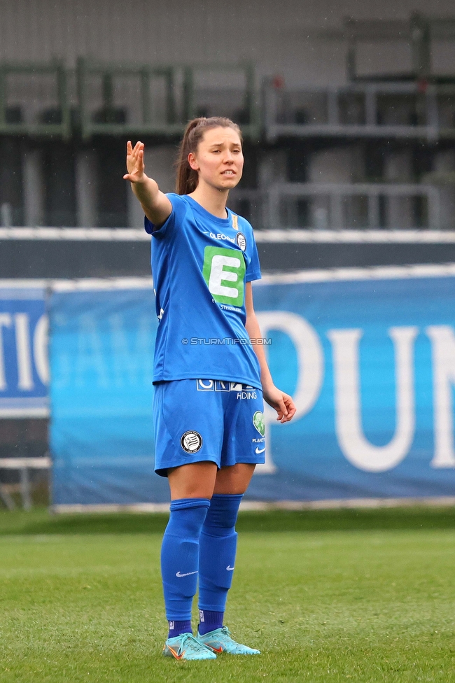 Sturm Damen - Neulengbach
OEFB Frauen Bundesliga, 12. Runde, SK Sturm Graz Damen - USV Neulengbach, Trainingszentrum Messendorf, 15.04.2023. 

Foto zeigt Stefanie Grossgasteiger (Sturm Damen)
