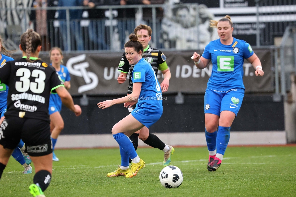 Sturm Damen - Neulengbach
OEFB Frauen Bundesliga, 12. Runde, SK Sturm Graz Damen - USV Neulengbach, Trainingszentrum Messendorf, 15.04.2023. 

Foto zeigt Gina Steiner (Sturm Damen)
